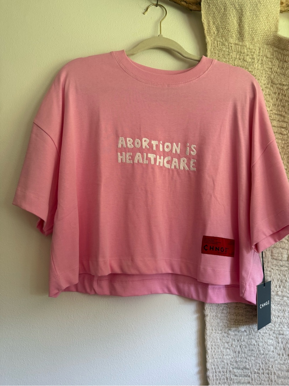 CHNGE Abortion is Healthcare Crop Top